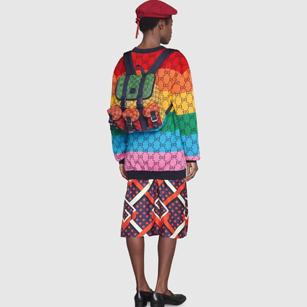 グッチ 21SS*GG マルチカラー スモール バックパック 偽物 658783 2UZBN 3280